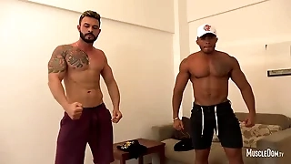 Two hunks corporeality worship