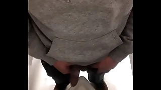 Babytalk do number two spy obese cock peeing