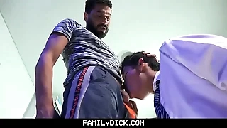 FamilyDick - Stepdad Punishes His Boy Off out of one's mind Plowing His Asshole Late