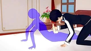 Art Online Yaoi - Kirito Handjob and anal with creampie - Cissy crossdress Japanese Asian Manga Anime Layer Relaxation Porn Cheerful