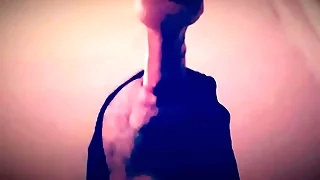 Amateur Gay Cocksucker Sucking On A Big Thick Dildo